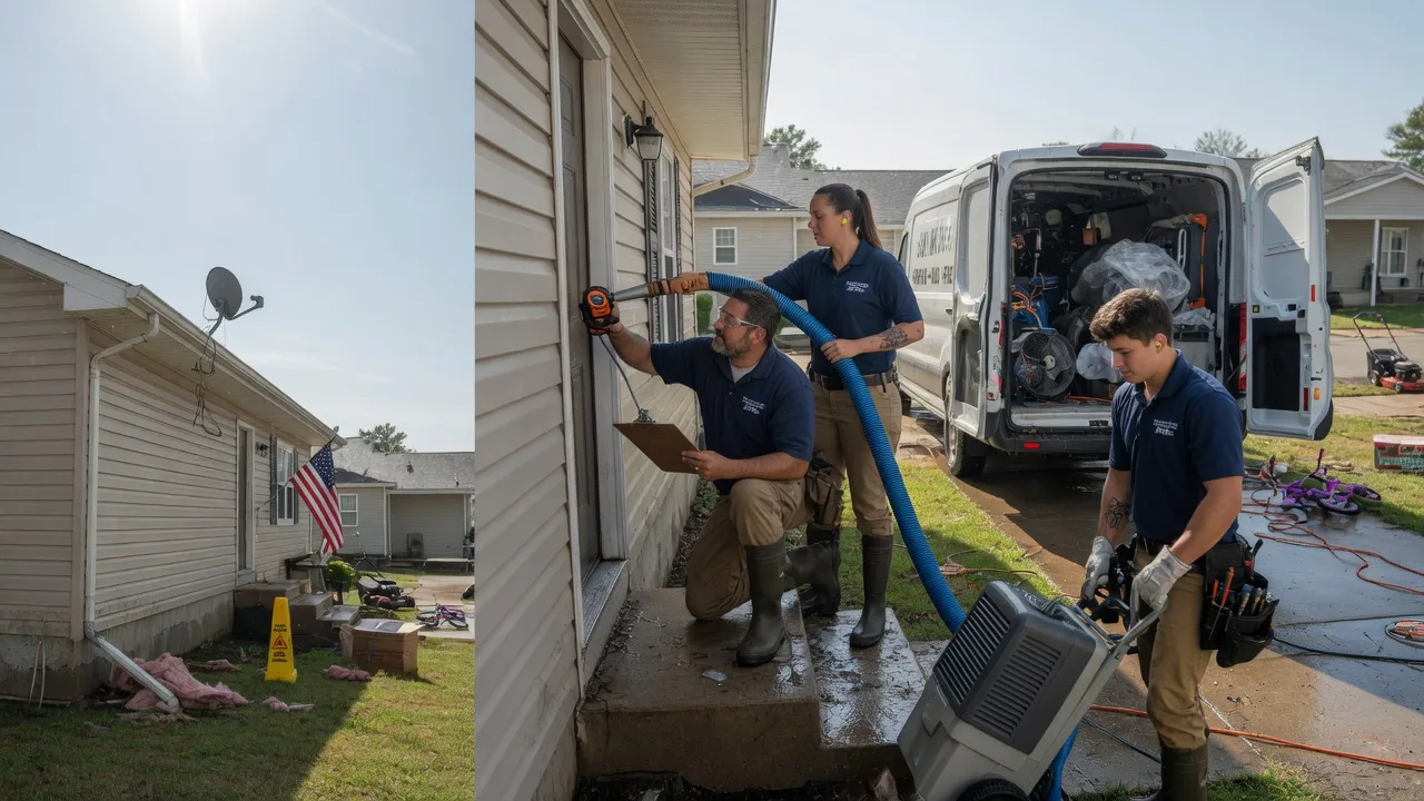 Ceiling Water Damage Restoration in Thompson, PA near me
